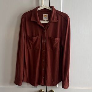 C.C Deep Red Casual Shirt